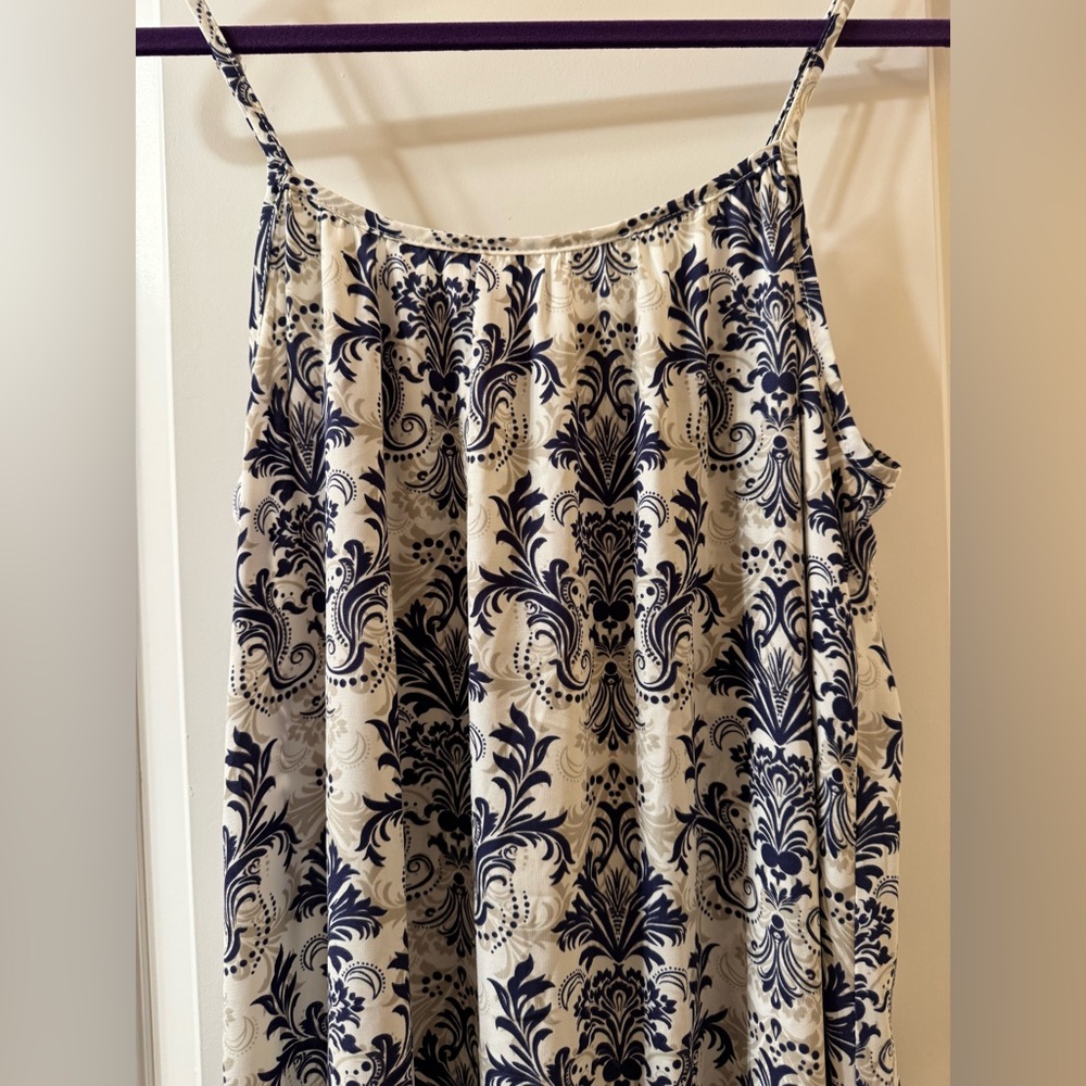 NWT DOKOTOO Floral Print Skinny adjustable Straps Women's Maxi Dress Size: M - Picture 5 of 13